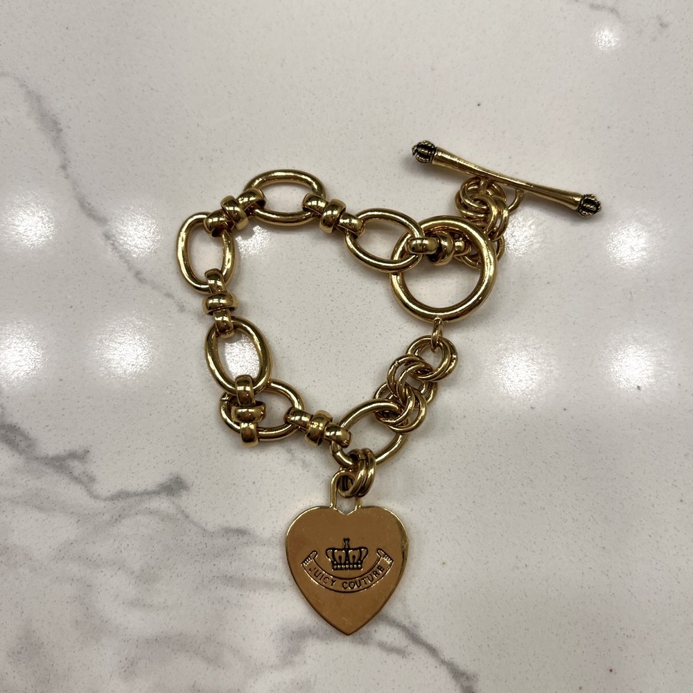 Juicy Couture Heart Charm Bracelet